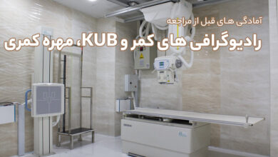 آمادگی های قبل از مراجعه انجام رادیوگرافی های کمر و KUB، مهره کمری